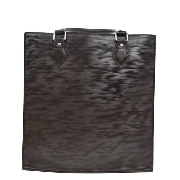 LOUIS VUITTON LV Sac Plat Hand Bag Epi Leather Brown France - Picture 2 of 5